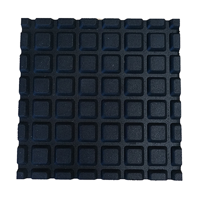 Grooved rubber paver tiles for horse stables, walkways, and safety flooring