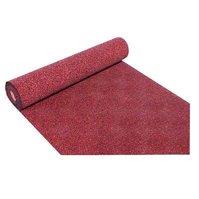 Textured rubber roll flooring for school sports hall