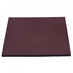 Solid color rubber flooring tiles for gym and playground safety surface