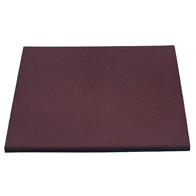 Solid color rubber flooring tiles for gym and playground safety surface