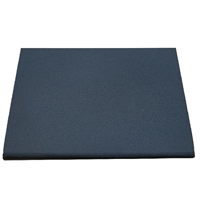 Solid color rubber flooring tiles for gym and playground safety surface