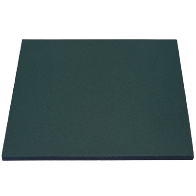 Solid color rubber flooring tiles for gym and playground safety surface